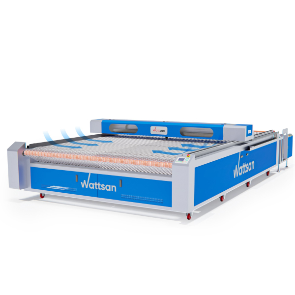 Система вакуумной фиксации материала на Wattsan 1830 Conveyor